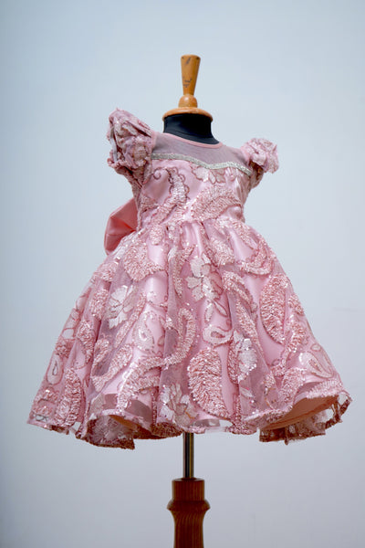 Grand Peach Frock