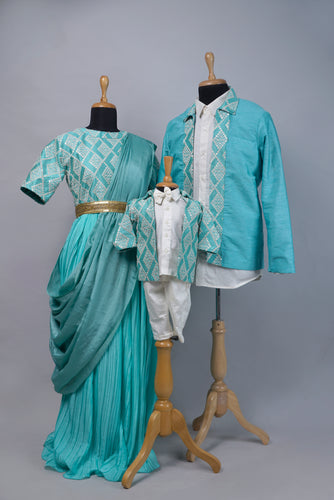 Aqua Green Grand Family Combo Matching Set