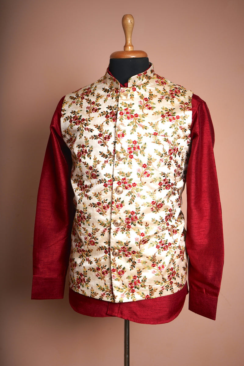 Embroidered Modi Coat Ethnic Mens wear