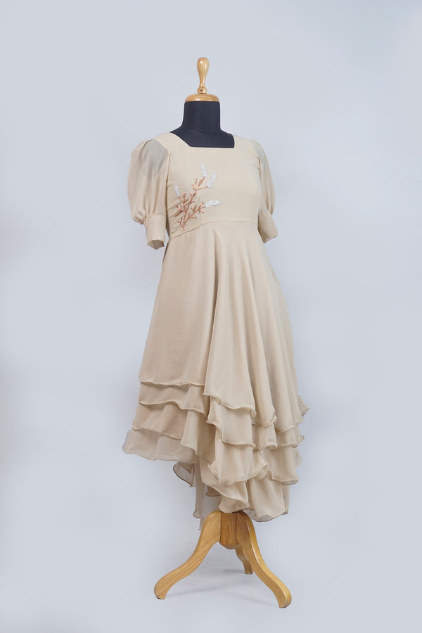 Plain Georgette with Speacial Embroidery work in Womens Dress