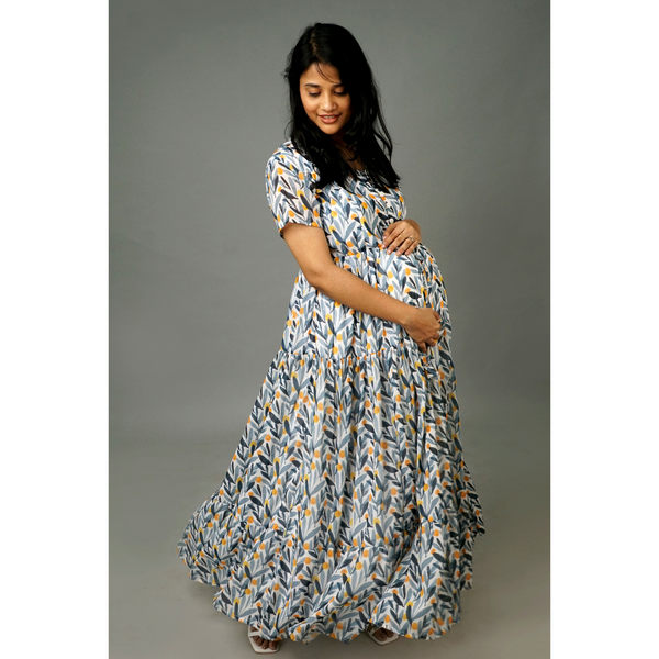 Summer Maternity Maxi Dress-Smallahow – Smallshow