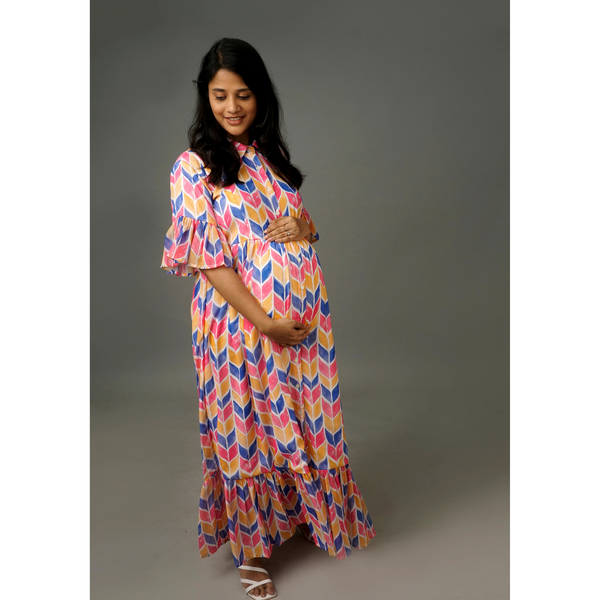 Colour Leaves Maternity Wear