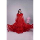 Flared Crims - Maternity Photoshoot Rental Gown