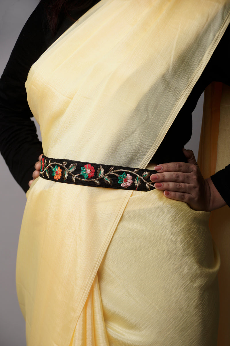 Saree Belt - Floral Embroidered