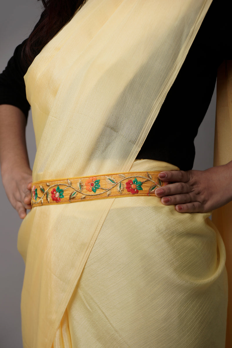 Saree Belt - Floral Embroidered