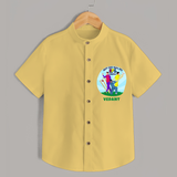 "Can't Keep Calm, Its IPL Season" Kids' Customisable Shirt - YELLOW - 0 - 6 Months Old (Chest 23")