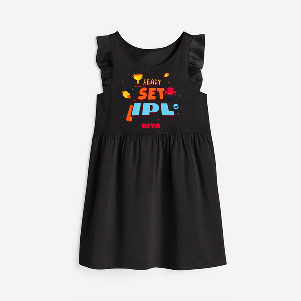 "Ready set IPL" Kids' Customisable Frock - BLACK - 0 - 6 Months Old (Chest 18")